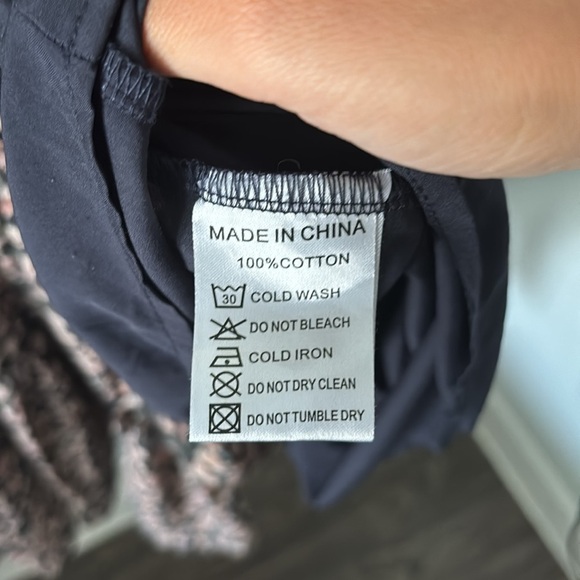 Ivy City Co Black and White Tiered Midi Dress with Bishop Sleeves - Picture 5 of 5